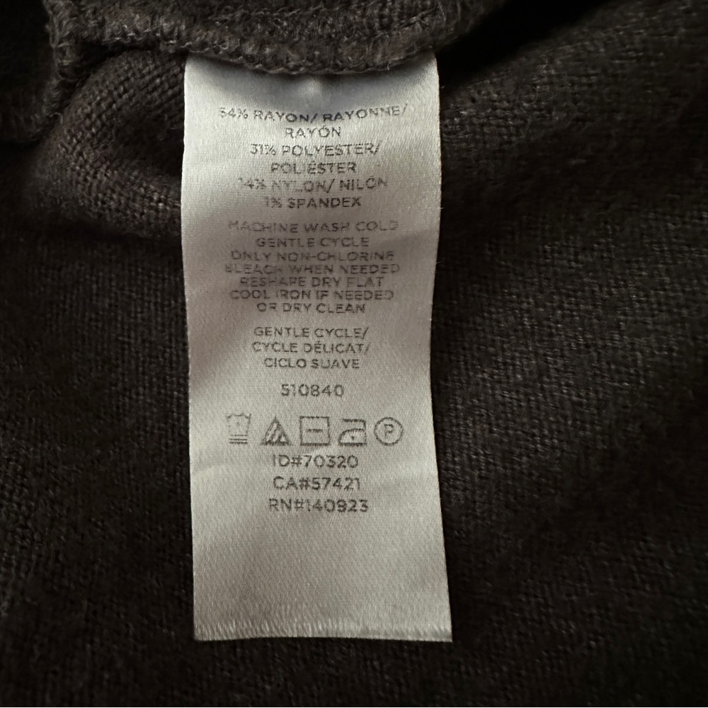 Lou & Grey Women's Cropped Fleece Hoodie Sweatshirt Pullover Medium - Picture 6 of 7